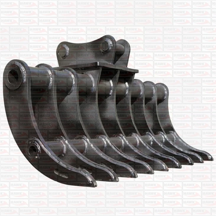 Excavator Lawn Rake