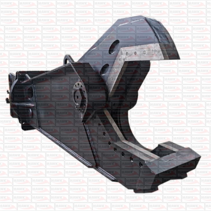 Excavator Mounted Hydraulic Rock Crushing Pulverizer