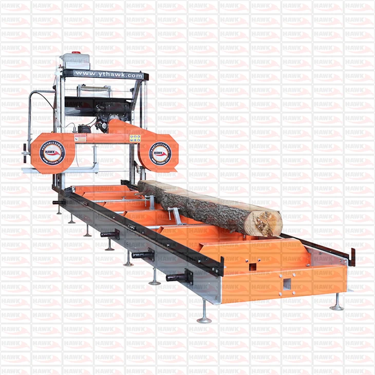 HS36G 4-metre Saw, Stationary Version Petrol Engine Portable Sawmill