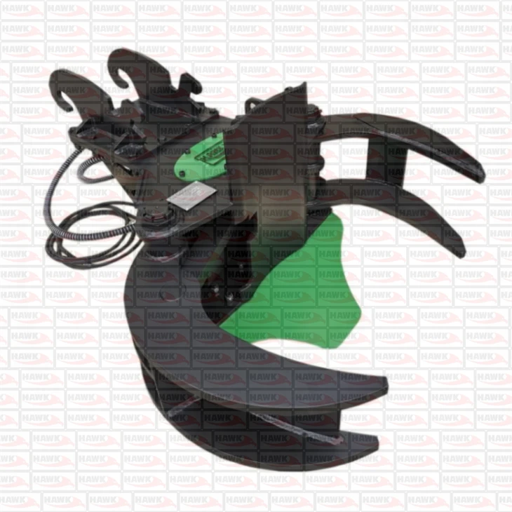 Rotating Hydraulic Tree Shear For Excavator