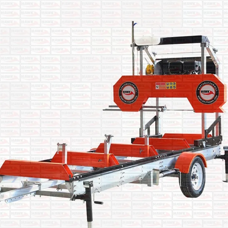 26 Inch Gasoline Engine Sawmill With Trailer